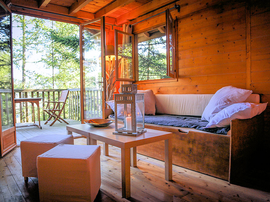 Domaine Oz'arbres - Cabane perchée dans les arbres