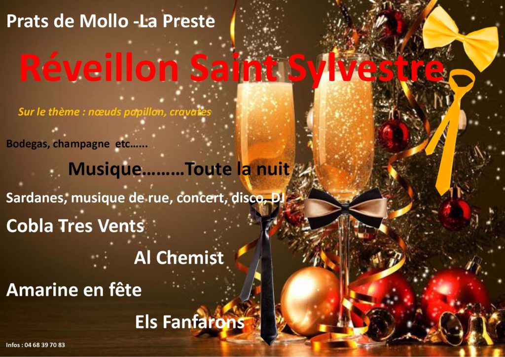 Réveillon de la Saint Sylvestre "Noeuds papillon-cravates" - Prats ToujOurs