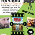 Ciné débat et tapas paysannes